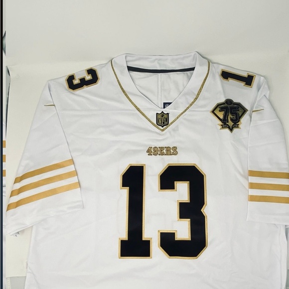 NWT BROCK PURDY MEDUIM NFL PLAYERS WHITE & GOLD SPECIAL EDITION 49ERS 75t… - Picture 8 of 13